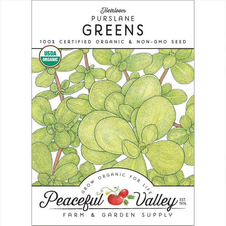 Purslane Greens Seeds (Organic)