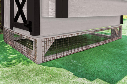 Paneles de alambre grandes para gallinero - Estructura de madera tratada a presión