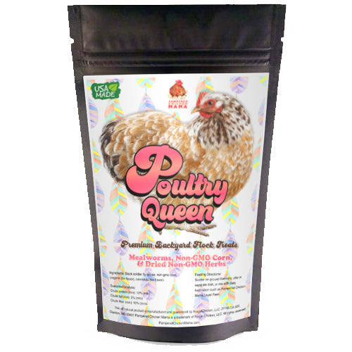 Premium Mealworm Chicken Treats - Non-GMO Corn, Flax & Herbs