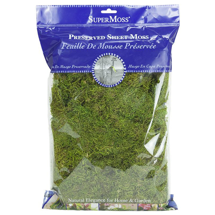 SuperMoss Preserved Sheet Moss (8 oz)