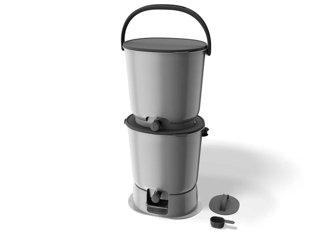 EM® Bokashi Compost Bin Kit 4.4 Gallon - Indoor Food Waste Recycling