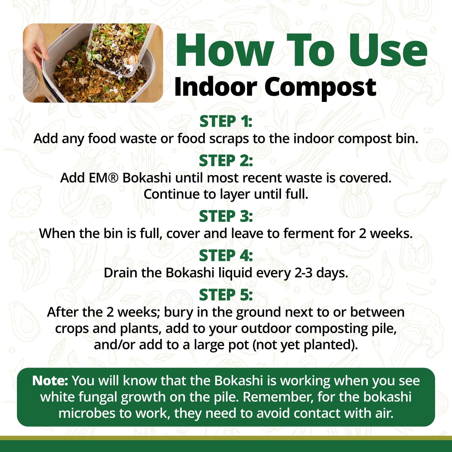 EM Premium Bokashi Compost Starter