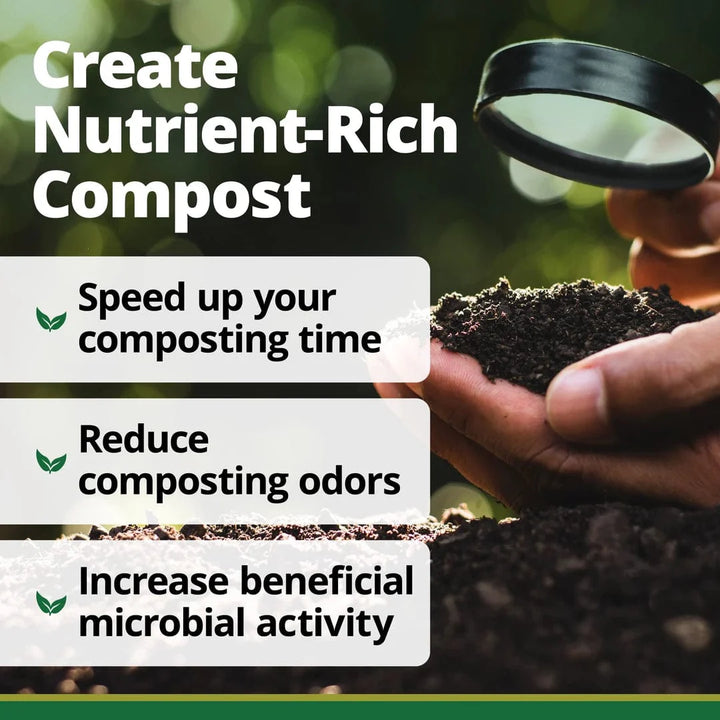 2 lb bag of EM Premium Bokashi Compost Starter by TeraGanix with beneficial microbes for composting.