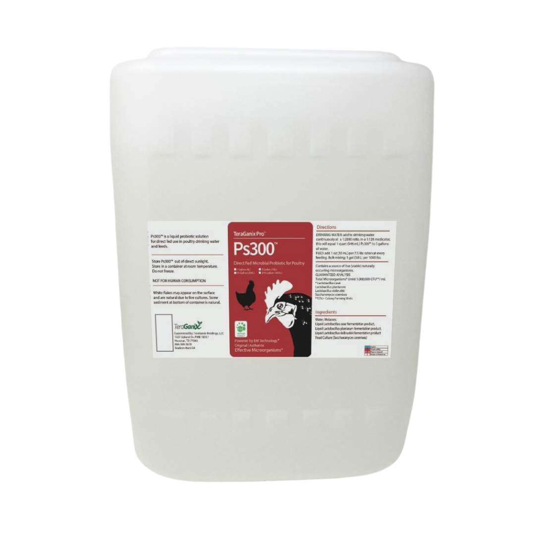 Ps300™ Liquid Probiotic Direct-Feed Microbial Supplement for Poultry