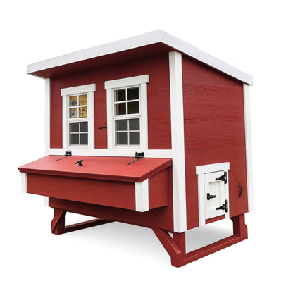 OverEZ Large Chicken Coop - Heavy Duty Wood - Up to 15 Chickens